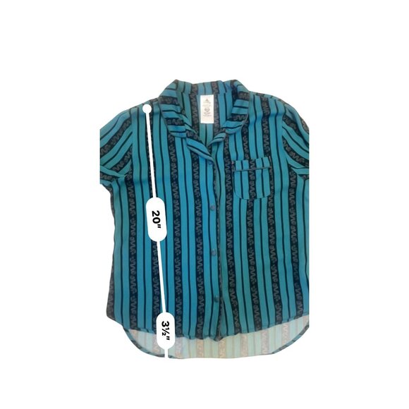 Disney Haunted Mansion pajama set Rare wallpaper print long pants retired - Picture 10 of 15